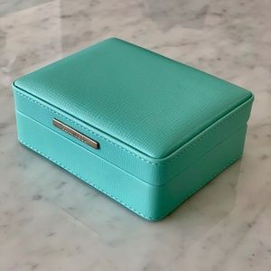 Tiffany & Co. Blue Leather Accessories Box